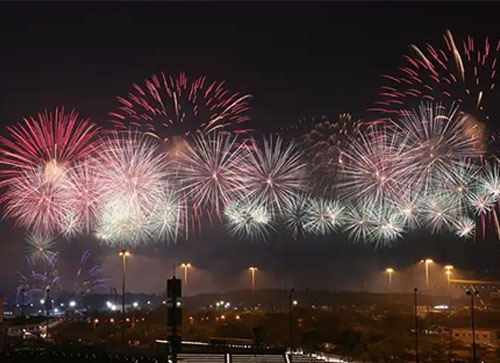 高青县焰火晚会